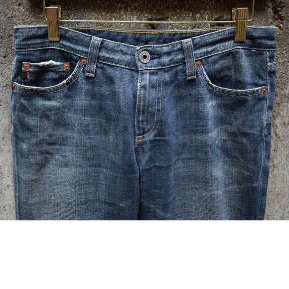 AG Adriano Goldschmied Women’s Jeans Blue Bootcut Size 27 Regular Made in USA - Picture 2 of 3